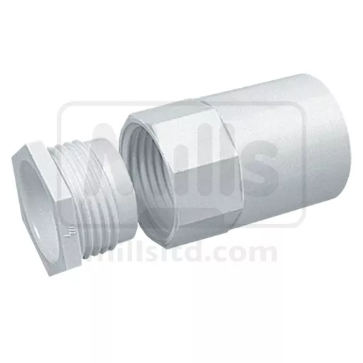 Marshall-Tufflex Round PVC Conduit Back Box Adaptor - White