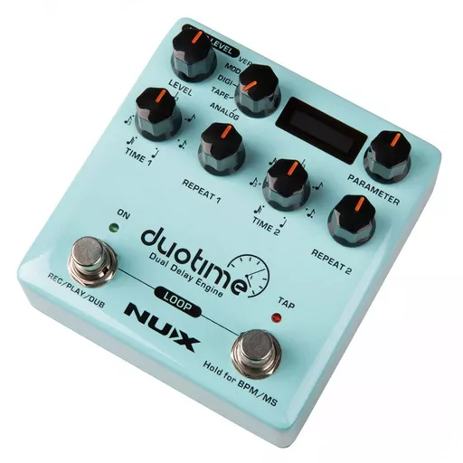 NU-X Duo Time Dual Delay Engine Guitar Pedal