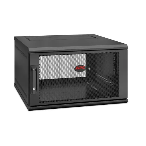 APC NetShelter WX AR106SH6, 6U, 19inch patch cabinet, Wall mounting, Pre-assembled, 600mm deep