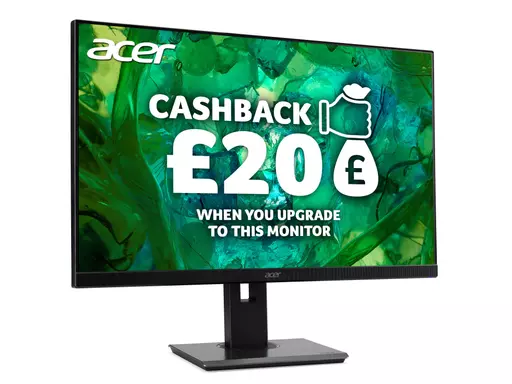 Acer B7 Vero B227QHbmiprxv Monitor, Full HD (1920x1080), 100Hz Refresh rate, 4Ms Response Time, Zero Frame Bezel, HDMI/DP/VGA