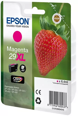 Epson C13T29934010/29XL Ink cartridge magenta high-capacity, 450 pages ISO/IEC 24711 6.4ml for Epson XP 235/335