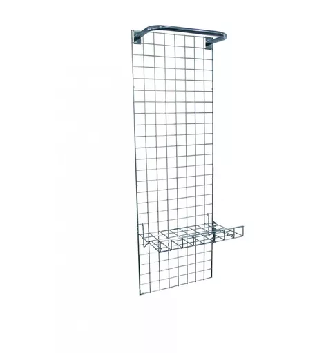6ft Gridwall Rail & Shelf Wall Display Kit