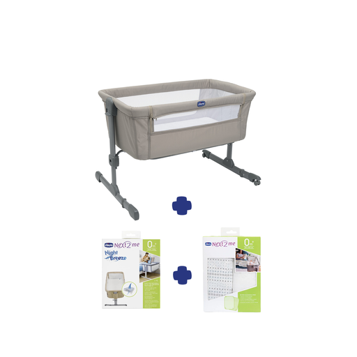 Chicco Stone Next2me Essential Starter Bundle In Dune