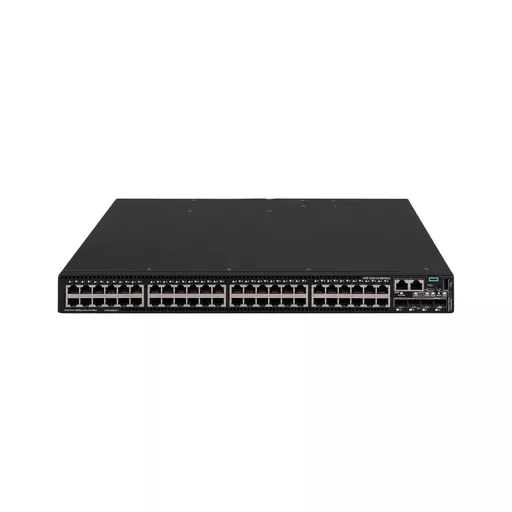 HPE Networking Comware Switch 48p 10/100/1000BASE-T 4p SFP+ 1G/10G 1-slot 2xFan 2xPSU TAA 5520HI