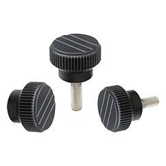 K0110 - Plastic Knurled Knobs in Size M3-M6
