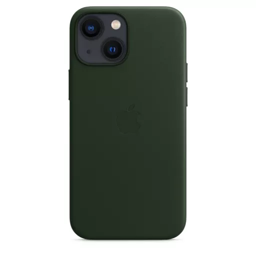 Apple iPhone 13 mini Leather Case with MagSafe - Sequoia Green