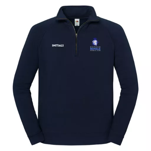 Oxford_Royals_Netball_Club_FOTL_QuarterZip_Navy_Front.png