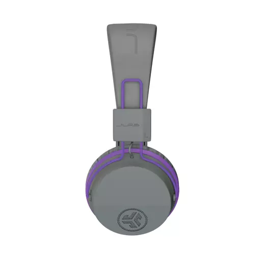 JLab JBuddies Kids Wireless Headphones - Grey/ Purple