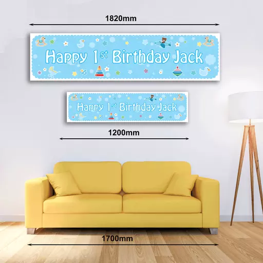 Personalised Banner - Baby Boy