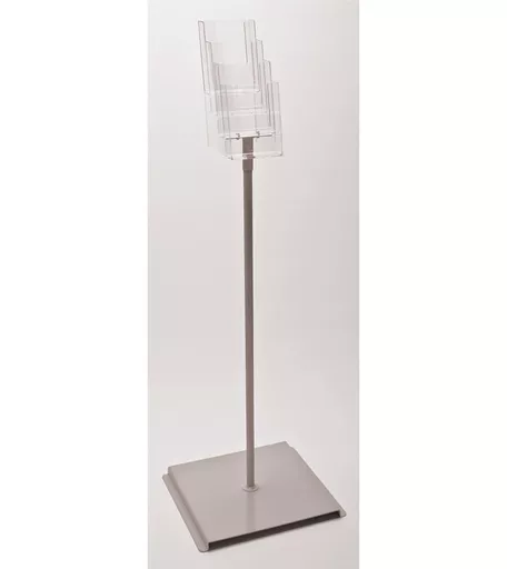 4 Pocket DL (1/3 A4) Floor Standing Leaflet Holder