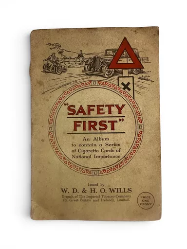 'Safety First' cigarette card album complete