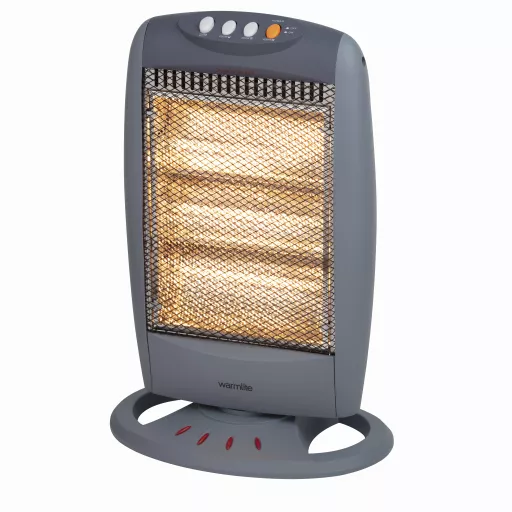 1200W Grey Halogen Heater