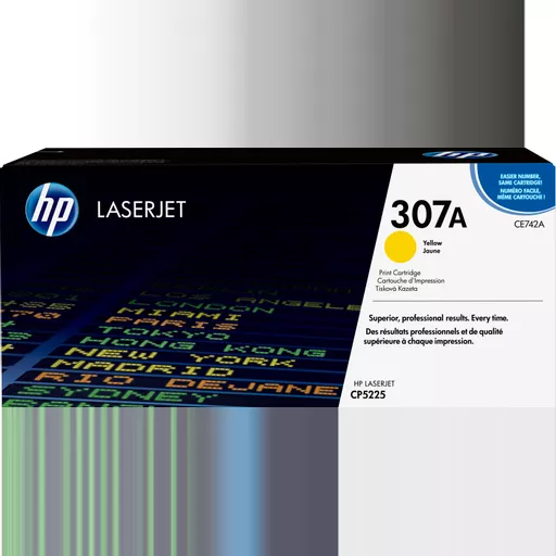 HP CE742A/307A Toner cartridge yellow, 7.3K pages ISO/IEC 19798 for HP CLJ CP 5220