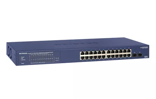 NETGEAR GS724TP Managed L2/L3/L4 Gigabit Ethernet (10/100/1000) Power over Ethernet (PoE) 1U Black, Grey