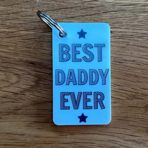 Best Dad Ever Keychain