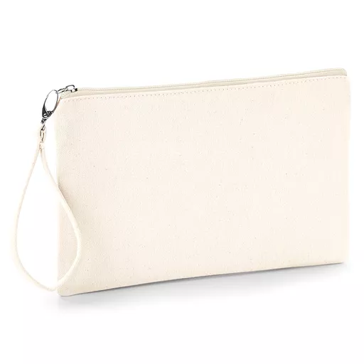 Canvas Wristlet Pouch