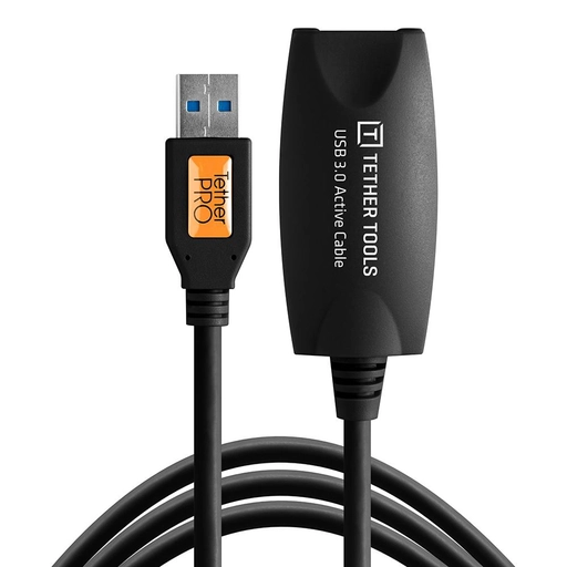 Tether Tools TetherPro USB 3.0 to USB Female Active Extension Cable Black or Orange