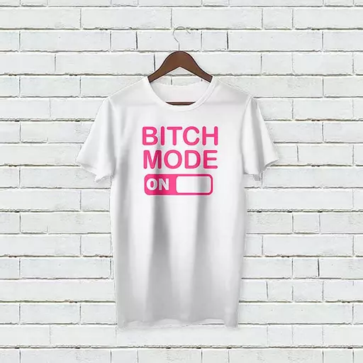 Personalised Funny Bitch Mood ON T-Shirt