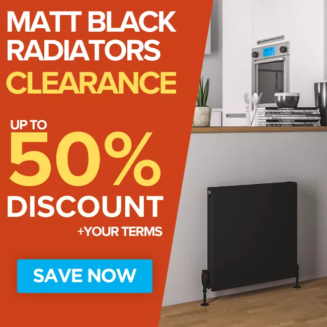 Matt Black Radiators Clearance Category.png