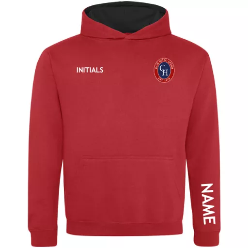 CothillLeaversHoodie2026_JuniorVarsityHoodie_FireRedJetBlack_Front.png