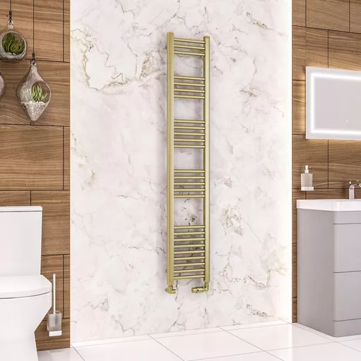 Wendover Straight Multirail 1600 x 300 Brushed Brass