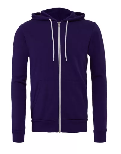 Canvas Unisex Sponge Fleece Full-Zip Hoodie