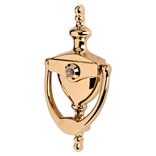 HOPPE Arrone Suited Traditional Knocker With 120 Degree Viewer AR727K