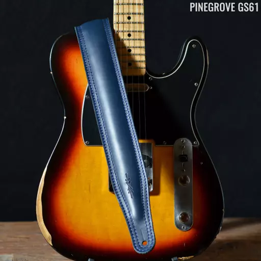 GS61 Padded Guitar Strap - Dark Blue