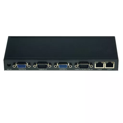 Lindy 200m CAT5 KVM Extender, Dual VGA, USB & Audio