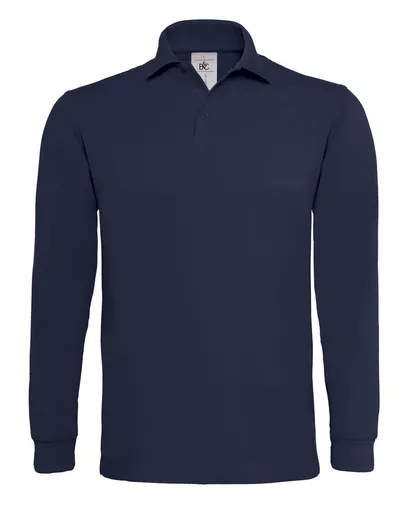 Heavymill Long Sleeved Polo Shirt