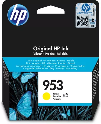 HP F6U14AE/953 Ink cartridge yellow, 630 pages 9ml for HP OfficeJet Pro 7700/8210/8710