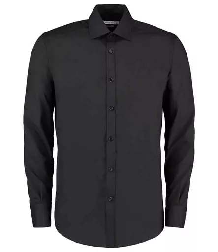 Kustom Kit Long Sleeve Slim Fit Business Shirt