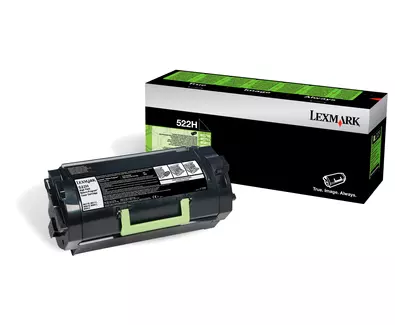 Lexmark 52D2H0E/522H Toner-kit black return program Project, 25K pages ISO/IEC 19752 for Lexmark MS 810/811