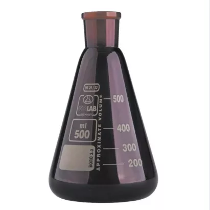 Erlenmeyer Amber Glass NS neck 50 ml NS29/32