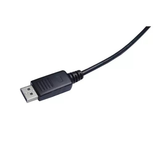 V7 Black Video Cable Mini DisplayPort Male to DisplayPort Male 1m 3.3ft