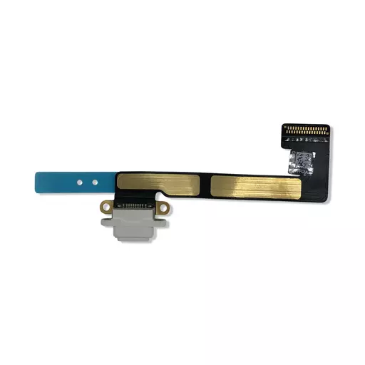 Charging Port Flex Cable (White) (CERTIFIED) - For  iPad Mini 2 / Mini 3