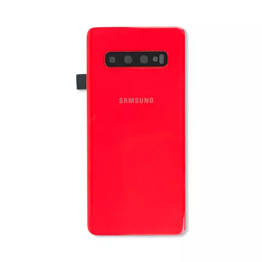 Back Cover w/ Camera Lens (Service Pack) (Cardinal Red) - For Galaxy S10 (G973)