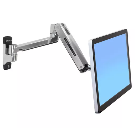 Ergotron LX HD Sit-Stand 116.8 cm (46") Silver Wall