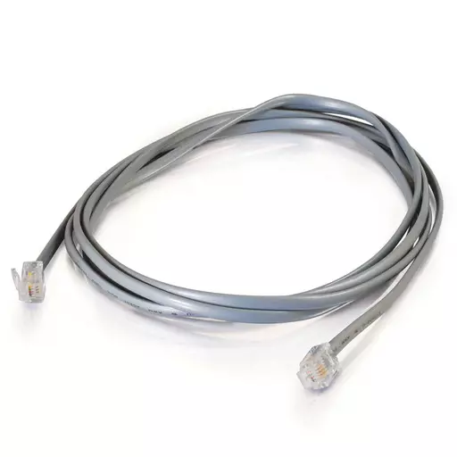 C2G 3m RJ11 6P4C Straight Modular Cable