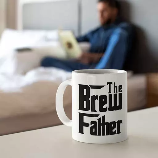 Personalised 'The Brew Father' Mug - Add Name & Message