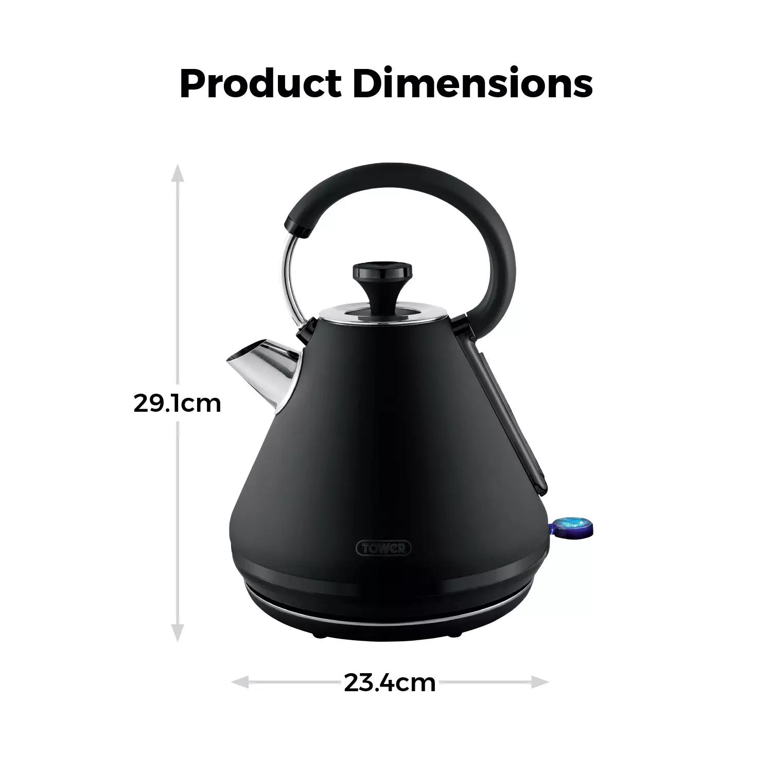 Sera Litre 3KW Kettle Homeware Tower Housewares
