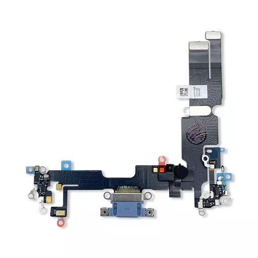 Charging Port Flex Cable (Blue) (RECLAIMED) - For iPhone 14 Plus