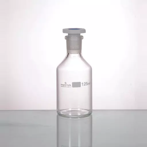 Reagent Bottles, clear glass with interchangable dust proof stopper, 250ml