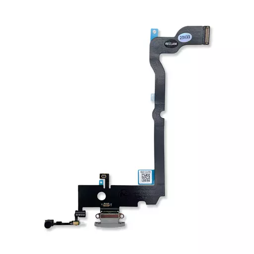 Charging Port Flex Cable (Silver) (RECLAIMED) - For iPhone XS Max