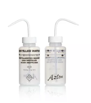 Azlon™ LDPE Multi-lingual Printed Wash Bottle Distilled Water 500ml