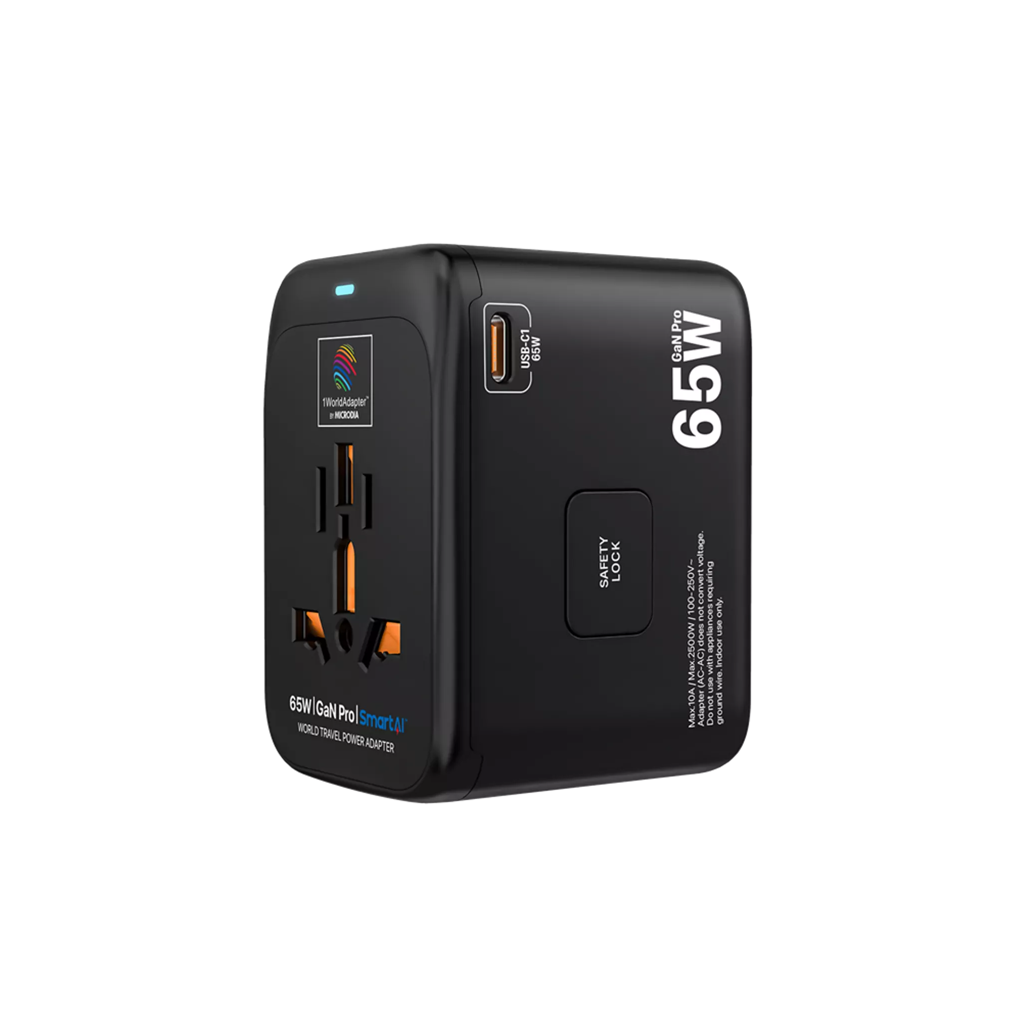 1WorldAdapter - 65W GaNPro Universal Power Travel Adapter in Default