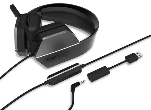 Philips 4000 series TAG4106BK/00 headphones/headset Wired Head-band Gaming Black