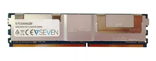 V7 4GB DDR2 PC2-5300 667Mhz SERVER FB DIMM Server Memory Module - V753004GBF