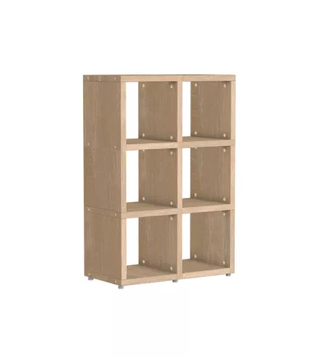 Oak Storage Cube Shelving 3 x 2