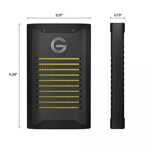 G-Technology ArmorLock 2000 GB Black, Yellow